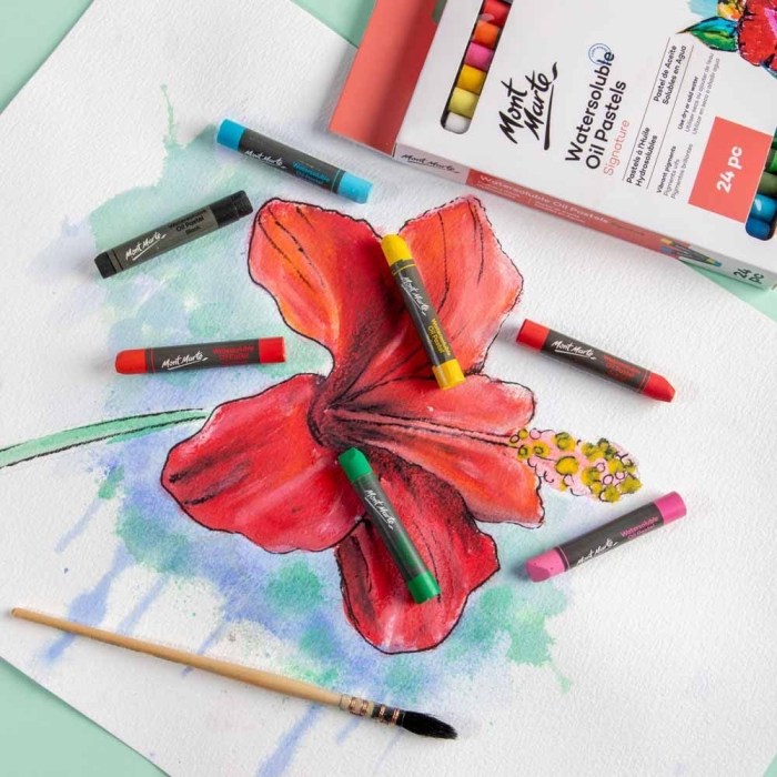 Pastel ulei solubil  24 buc/set, Mont Marte [9]