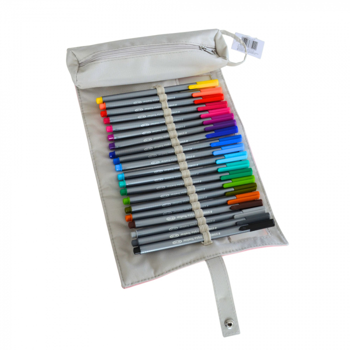 Penar 20 culori Fineliner Triplus Color Albastru 0.3 mm, Staedtler [4]