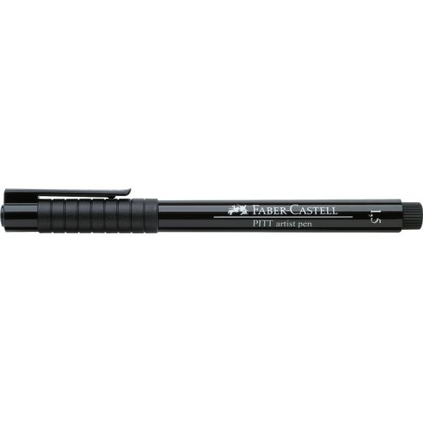 Pitt Artist Pen 1.5 mm Negru Faber-Castell [2]