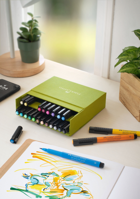 Pitt Artist Pen Cutie Studio 24 buc, 2024, Faber-Castell [3]
