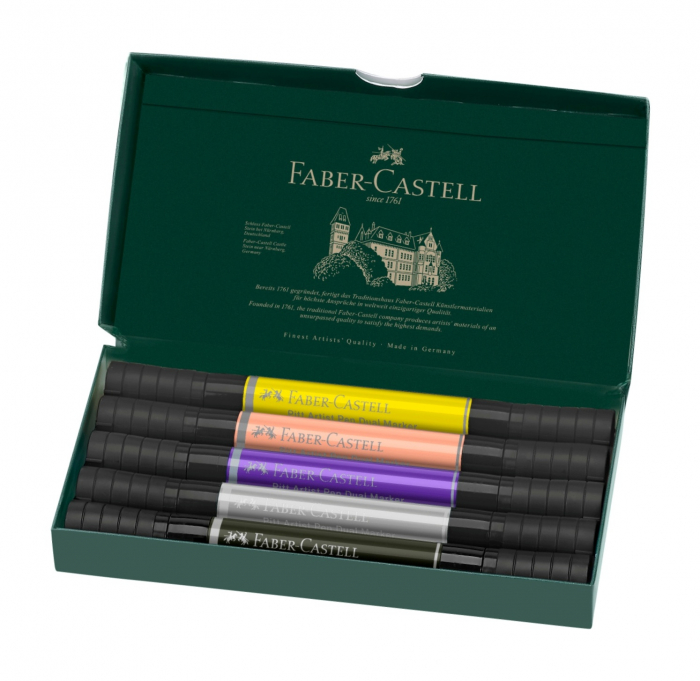 Pitt Artist Pen Dual Marker Fashion Set 5 culori, Faber-Castell [3]