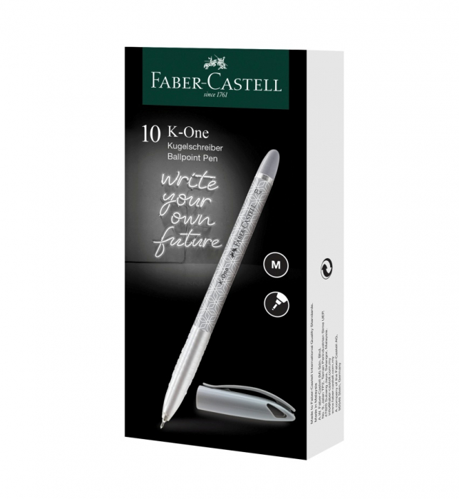 Pix Unica folosinta 0.7 mm Negru K1, Faber-Castell [3]