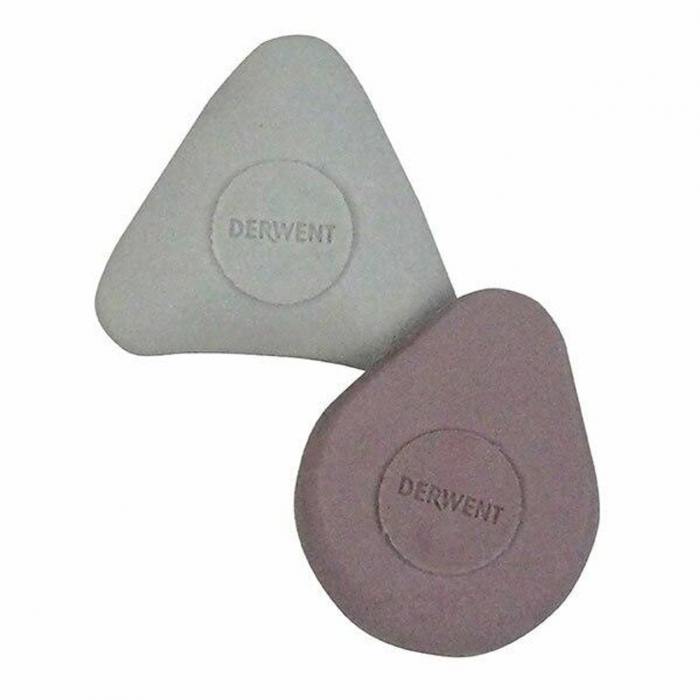 Radiera Ergonomica Diverse Forme 2/Set  Professional, Derwent [2]