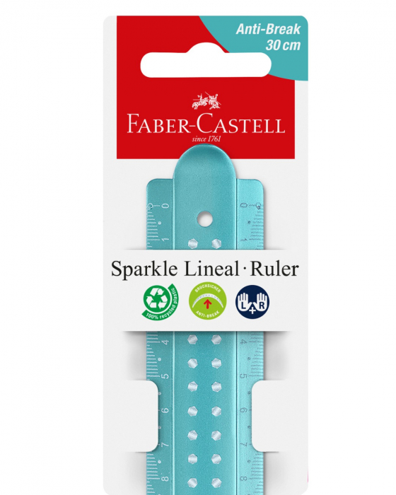 Rigla 30 cm Sparkle Faber-Castell [2]
