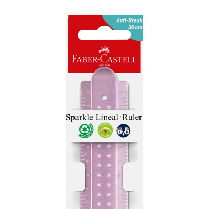 Rigla 15cm Sparkle Faber-Castell [6]