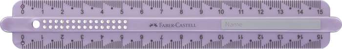 Rigla 15cm Sparkle Faber-Castell [4]