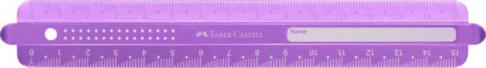 Rigla 15cm Sparkle Faber-Castell [5]