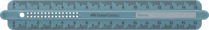 Rigla 15cm Sparkle Faber-Castell [3]