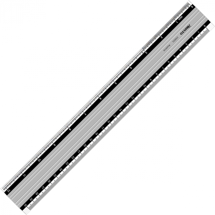 Rigla Aluminiu 30 cm, Aristo [2]