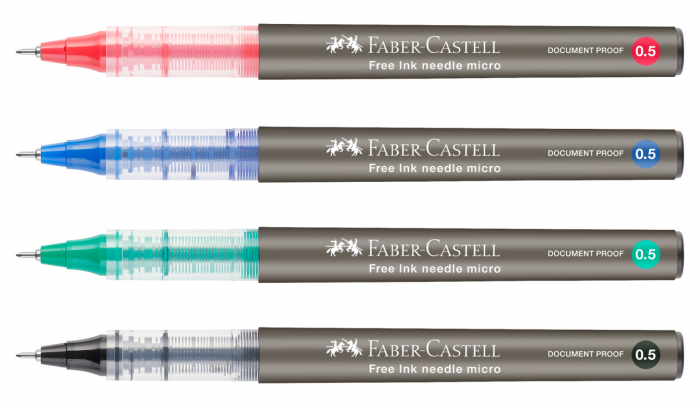 ROLLER FREE INK NEEDLE 0.5MM FABER-CASTELL (4 culori) [3]