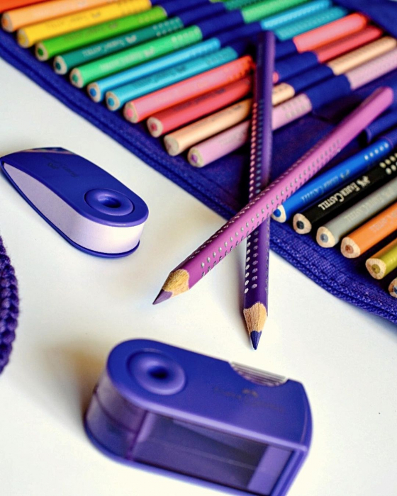 Rollup 20 creioane colorate Sparkle +1 Creion Sparkle + accesorii Faber-Castell [2]