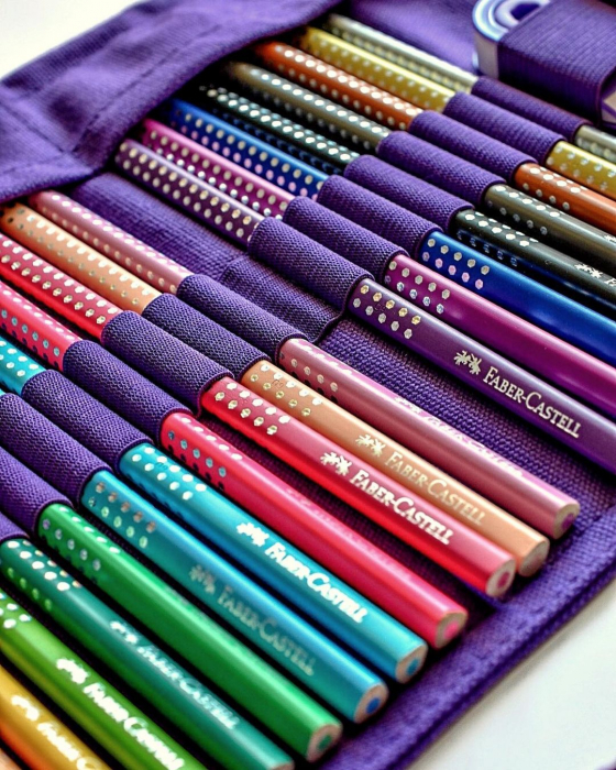 Rollup 20 creioane colorate Sparkle +1 Creion Sparkle + accesorii Faber-Castell [3]