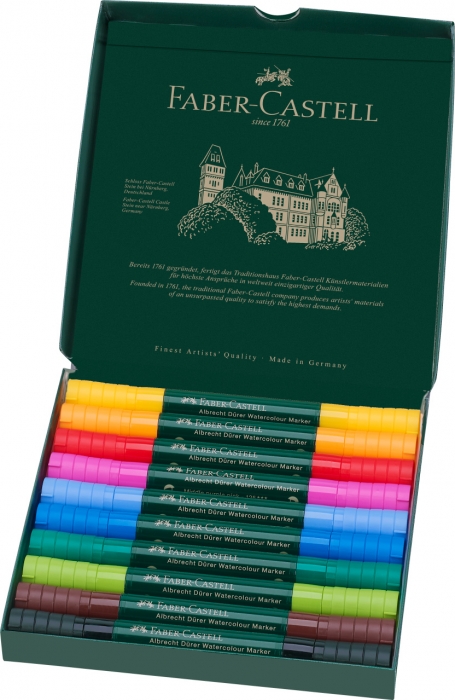 Set 10 Markere Solubile Albrecht Durer Faber-Castell [2]
