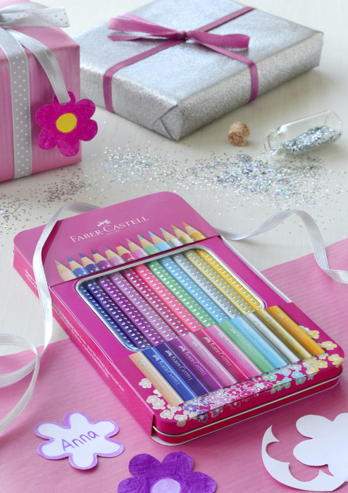 Set 12 Creioane colorate Sparkle Faber-Castell [3]