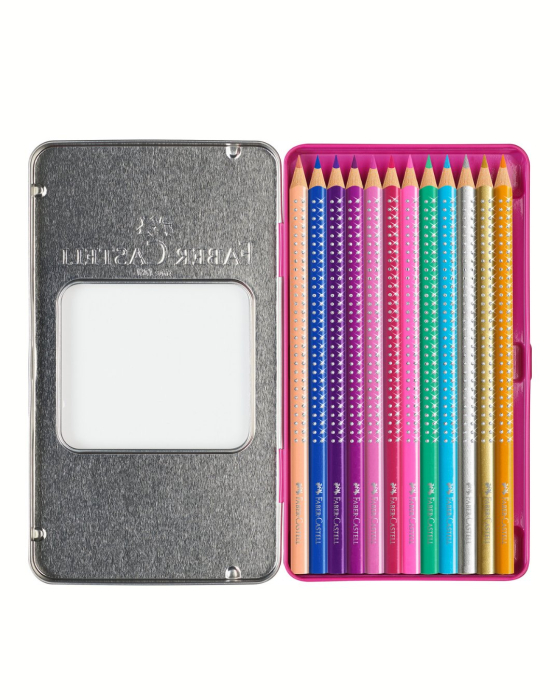 Set 12 Creioane colorate Sparkle Faber-Castell [3]