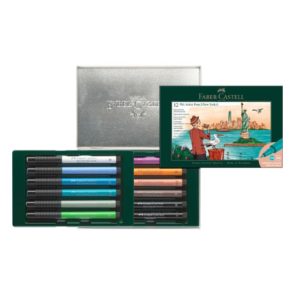 Set 12 Markere Pitt Artist Pen, Cities Edition New York, Faber-Castell [2]