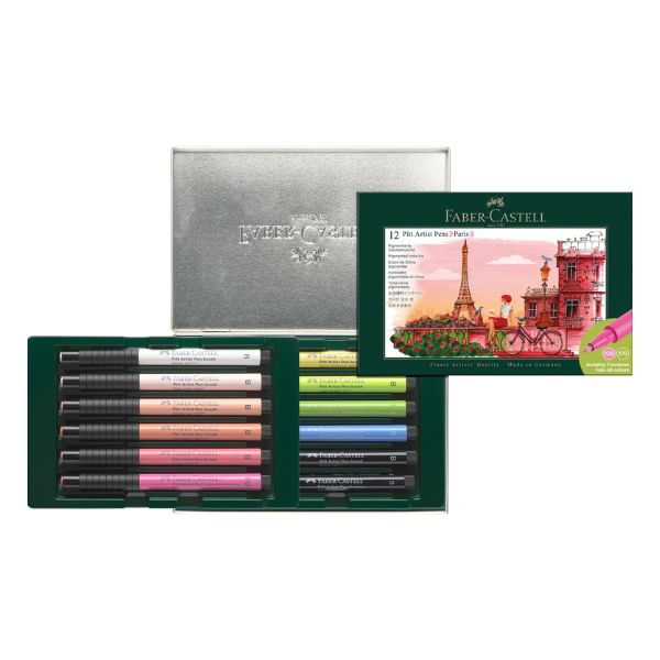 Set 12 Markere Pitt Artist Pen, Cities Edition: Paris, Faber-Castell [2]