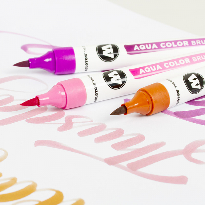 Set 12x Aqua Color Brush Basic Set 2, Molotow [5]