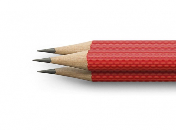 SET 3 CREIOANE GRAFIT GUILLOCHE India Red Graf Von Faber Castell [3]