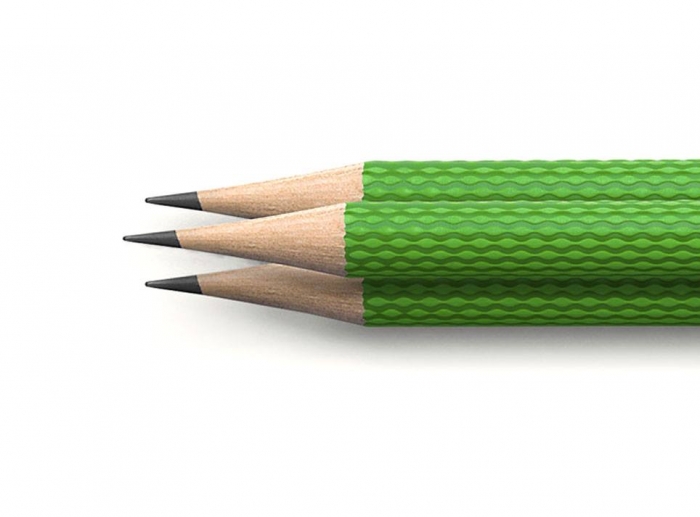 SET 3 CREIOANE GRAFIT GUILLOCHE VIPER GREEN Graf Von Faber Castell [2]