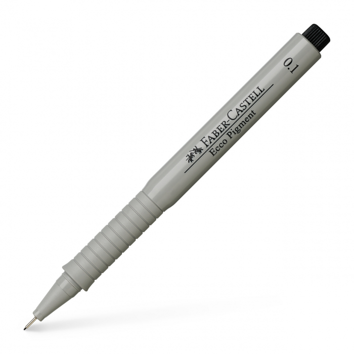 Set 4 Liner Ecco Pigment Negru 0.1, 0.3, 0.5, 0.7 Faber-Castell [2]