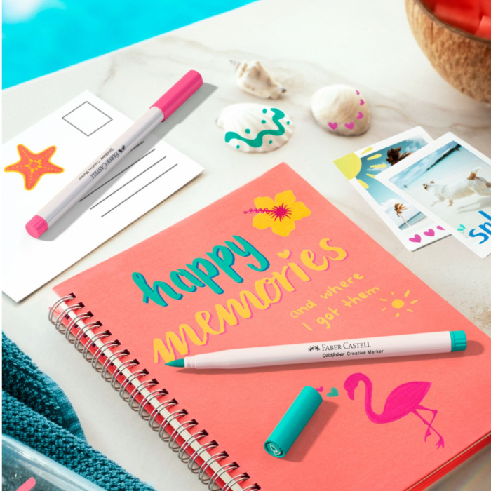 Set 6 Markere Creative Goldfaber Brush Holiday Vibes, Faber-Castell [3]