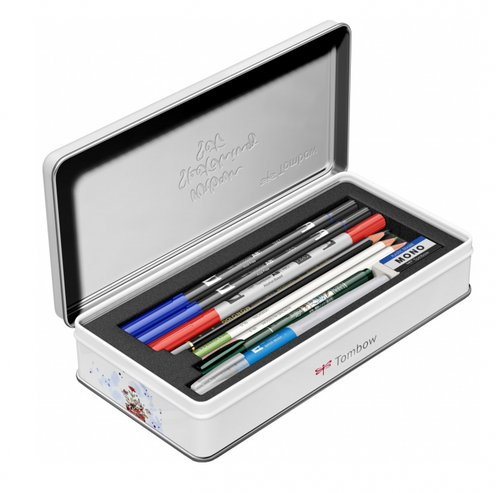 Set Caligrafie 9 piese Watercoloring Sketching, Tombow [2]
