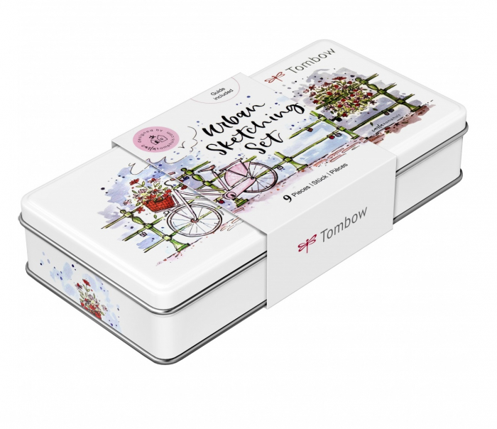 Set Caligrafie 9 piese Watercoloring Sketching, Tombow [4]