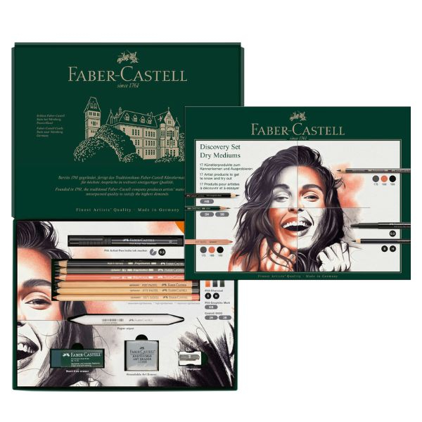 Set Artă Discovery Desen Uscat, 17 Piese, Faber-Castell [5]