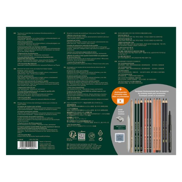 Set Artă Discovery Desen Uscat, 17 Piese, Faber-Castell [6]