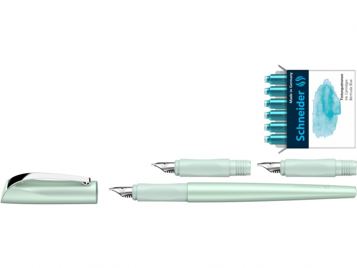 Set Cadou Stilou Caligrafie Callissima Mint, Schneider [3]