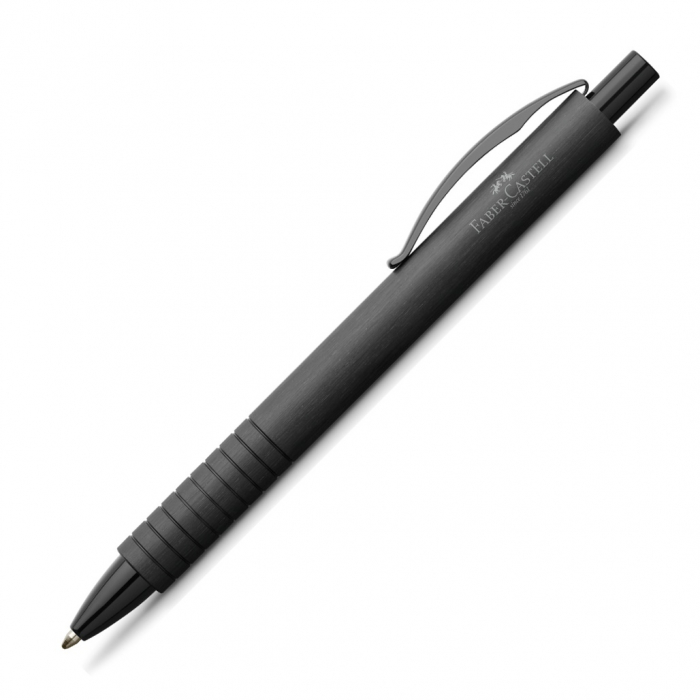 Set Cadou Stilou + Pix Essentio Aluminium Black Faber-Castell [2]