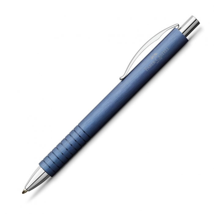 Set Cadou Stilou + Pix Essentio Aluminium Blue, Faber-Castell [3]