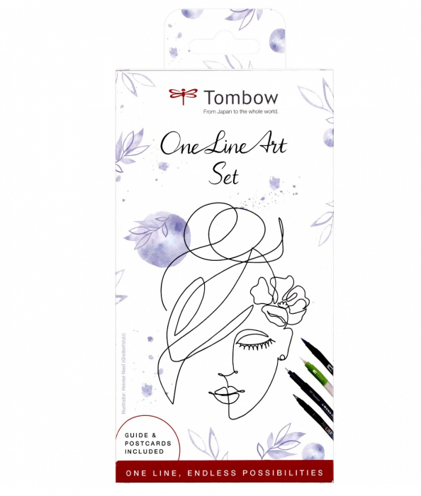 Set Caligrafie 8 piese Watercoloring Sketching, Tombow [5]