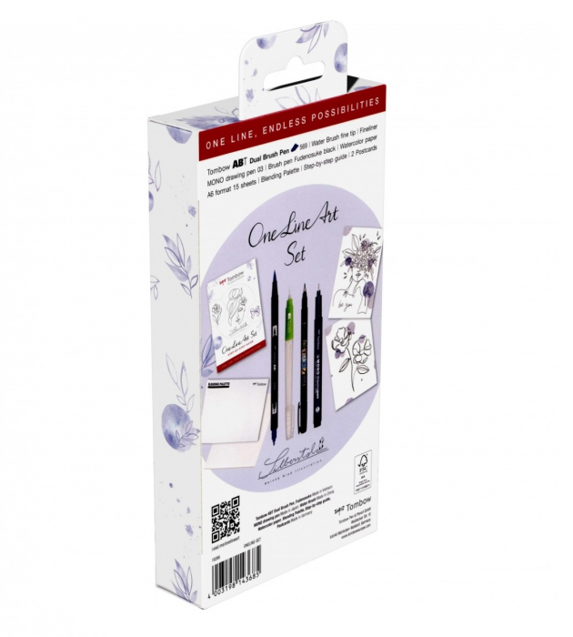 Set Caligrafie 8 piese Watercoloring Sketching, Tombow [6]