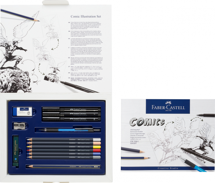 Set Comic Illustration 15 Piese Faber-Castell [4]