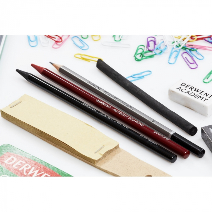 Set complet pentru schite DERWENT Academy, creioane grafit, blister, 19 buc/ set [3]