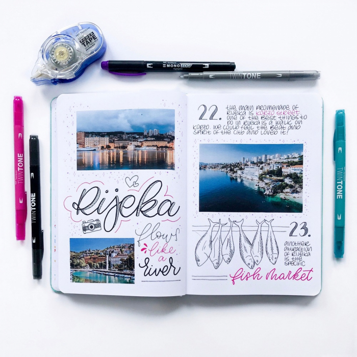 Set Creativ Travel Journal Set, Tombow [6]