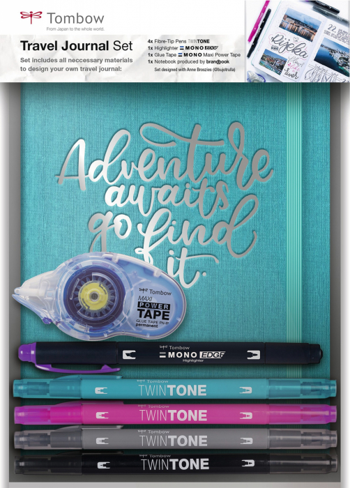 Set Creativ Travel Journal Set, Tombow [5]