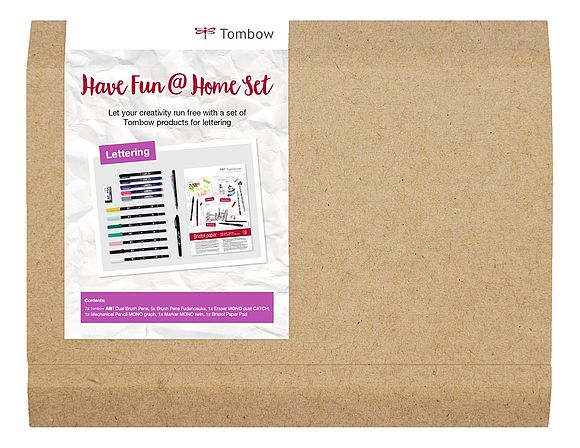 Set Creativ LETTERING Have Fun @ Home Sets, Tombow [2]