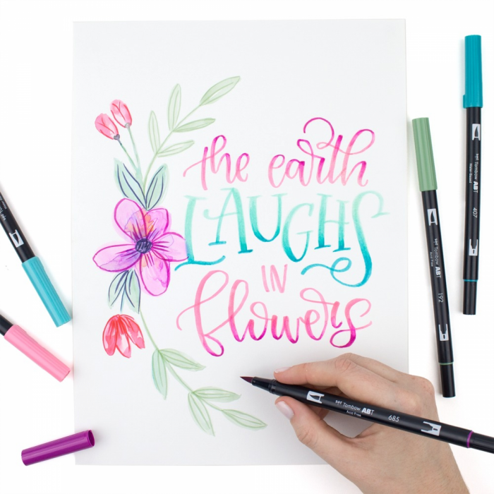Set Creativ LETTERING Have Fun @ Home Sets, Tombow [3]