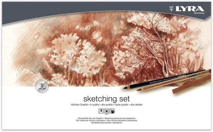 Set creioane pentru desene si schite 27 piese/set Rembrandt, LYRA [3]
