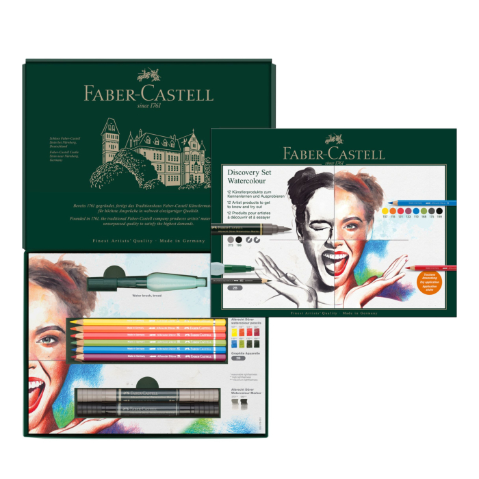 Set Discovery Watercolour Faber-Castell – 12 Produse pentru Tehnici de Acuarela, Albrecht Durer, [4]
