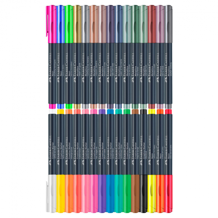 Set Markere Creative 30 buc, Faber-Castell [2]