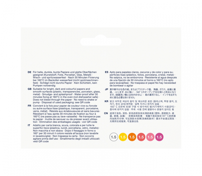 Set Markere Creative 6 culori Summer, Faber-Castell [3]