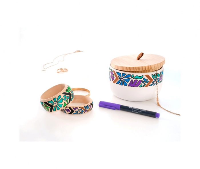 Set Markere Creative 6 culori Forrest, Faber-Castell  [4]