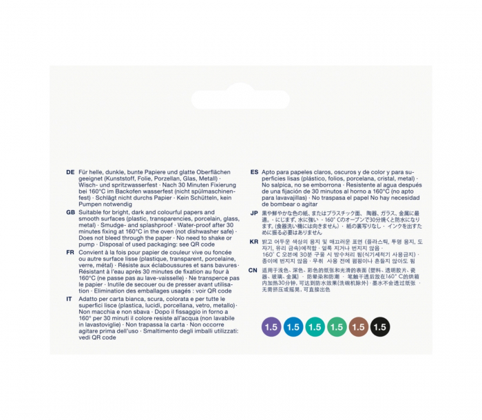 Set Markere Creative 6 culori Forrest, Faber-Castell  [3]