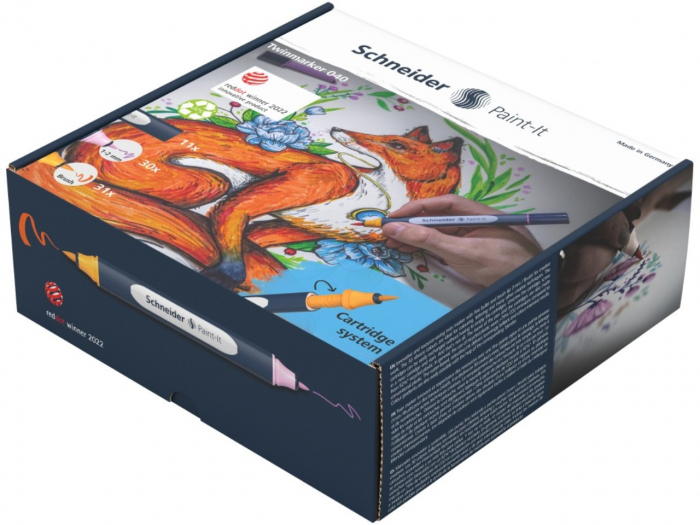 Paint-It 040 TwinMarker Set Complet, Schneider [2]