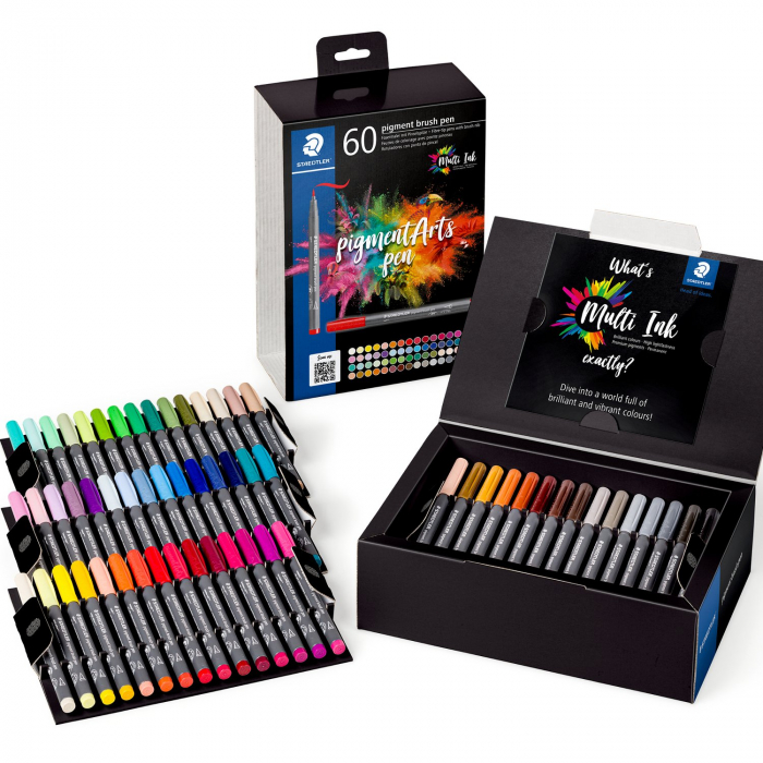 Set Pigment Liner 60 culori, Staedtler [3]