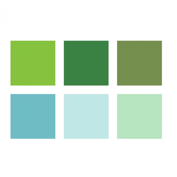 Set Pigment Liner Greens & Turquoises 6 culori, Staedtler [2]
